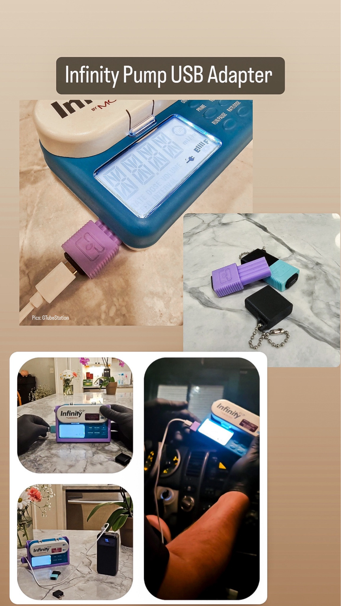 I feel like this is a must have for those who have an Infinity pump. This adapter allows you to charger the feeding pump anytime and anywhere! 

#LTKFindsUnder50 #LTKFamily #LTKTravel