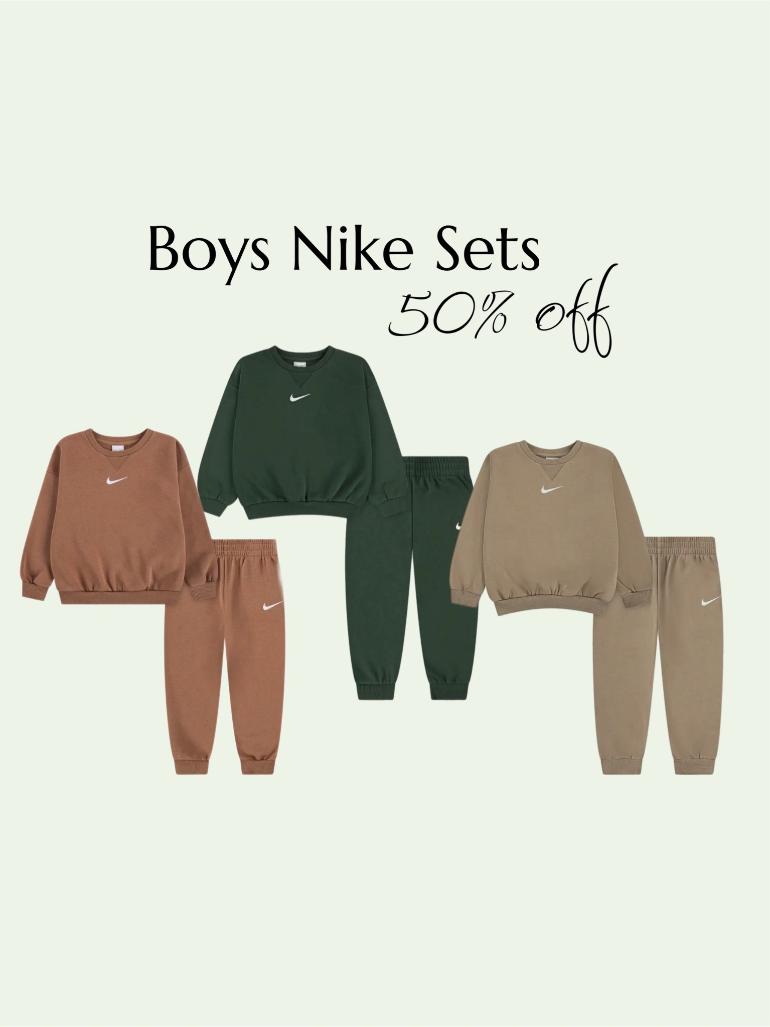 Little boy Nike sets on sale. Boys fall outfits. Little boy fashion. 

#LTKBaby #LTKStyleTip #LTKKids