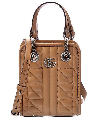 GG Marmont Mini Leather Shoulder Bag | Gilt