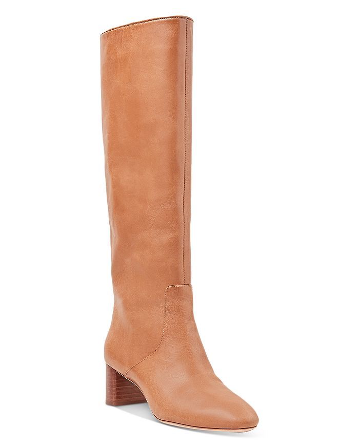 Women's Gia Pointed Toe Knee-High Leather Mid-Heel Boots | Bloomingdale's (US)
