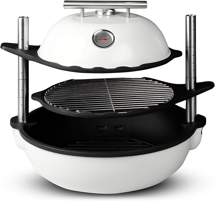 Bola Grill Master | Completely Adjustable & Rotatable Tabletop-Safe Charcoal BBQ Grill (Sea Salt ... | Amazon (US)