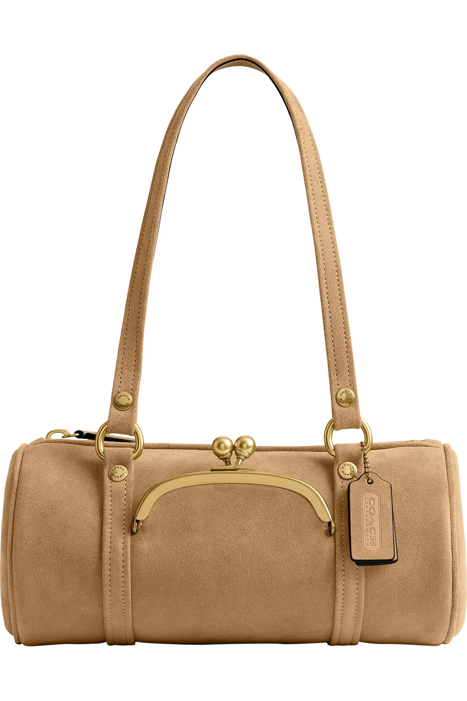 Kisslock 28 Suede Barrel Bag (Women) | Nordstrom | Nordstrom