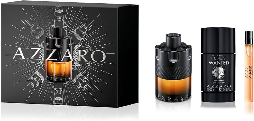 Azzaro The Most Wanted Parfum – Intense Mens Cologne Gift Set – 3-Piece Set Includes Full Siz... | Amazon (US)