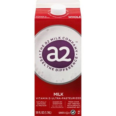 a2 Milk Whole Vitamin D Ultra-Pasteurized - 59 fl oz | Target