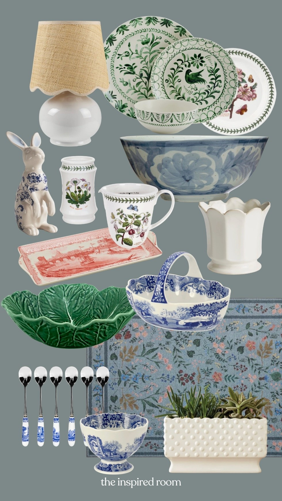 Pretty pieces in my home from @wayfair #ad #wayfair #wayfairpartner (a blue and white fruit bowl turned into a flower centerpiece, botanical pieces by the sink, a blue and white bunny, white hobnail planter and scalloped pots, our floral dining rug, and more)

#LTKSaleAlert #LTKHome #LTKSeasonal