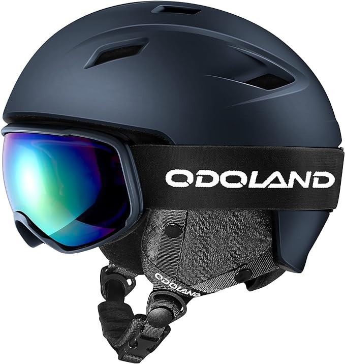 Odoland Ski Helmet and Goggles Set, Snowboard Helmet and Protective Glasses for Men, Women & Yout... | Amazon (US)