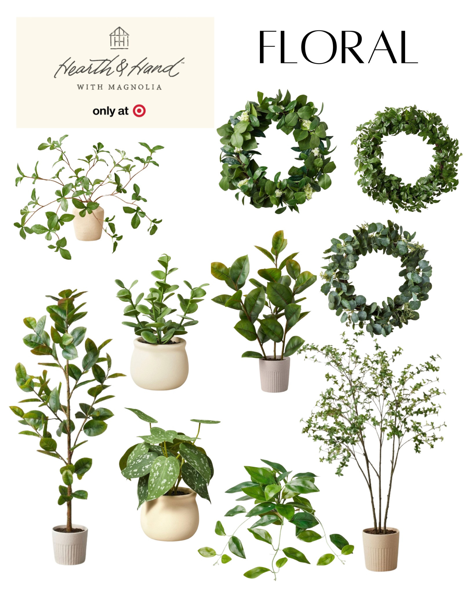 Artificial tree, wreath, potted plant, leaf arrangement, faux succulent plant, rubber tree

#LTKhome #LTKstyletip #LTKsalealert