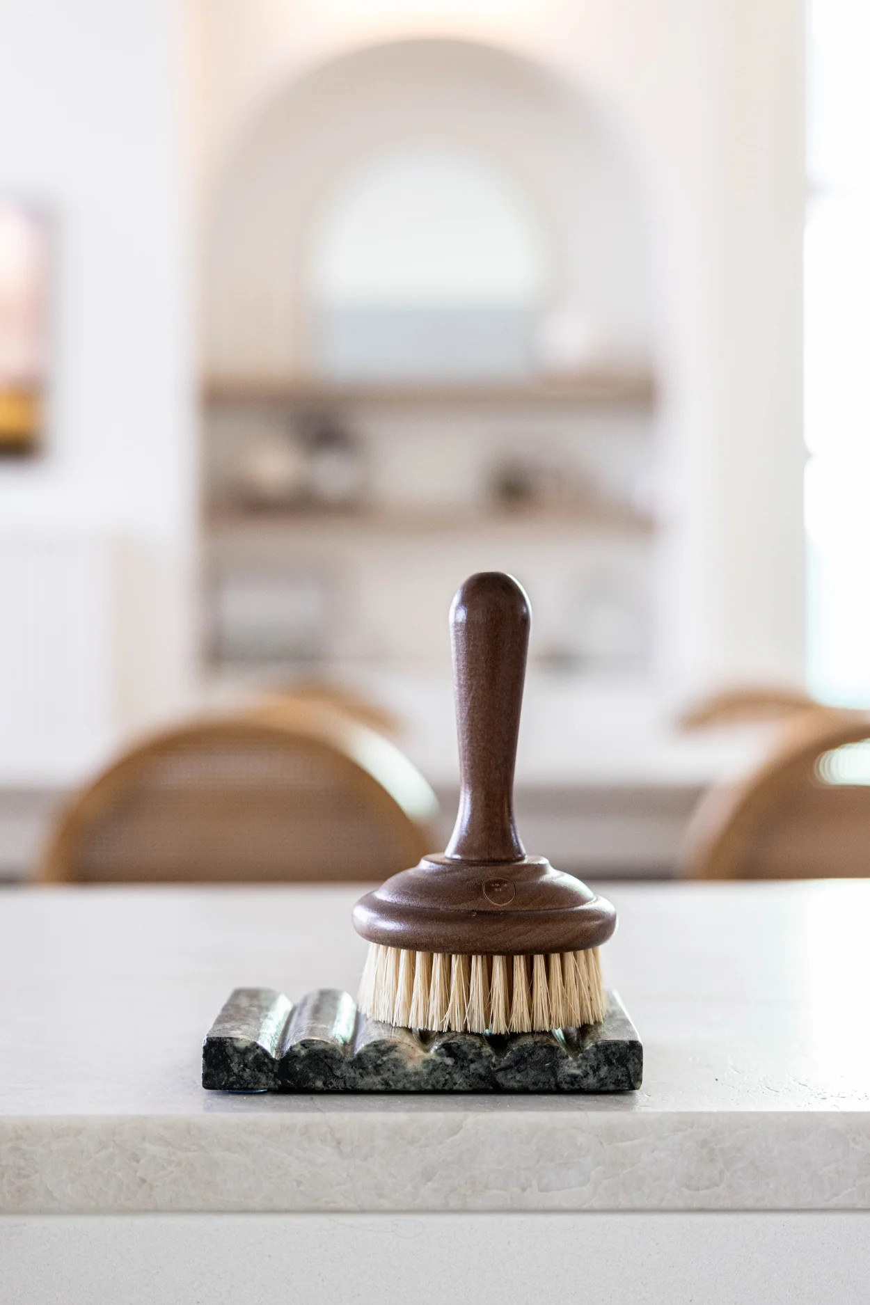 Green Marble Scallop Soap Dish | Luxe B Co