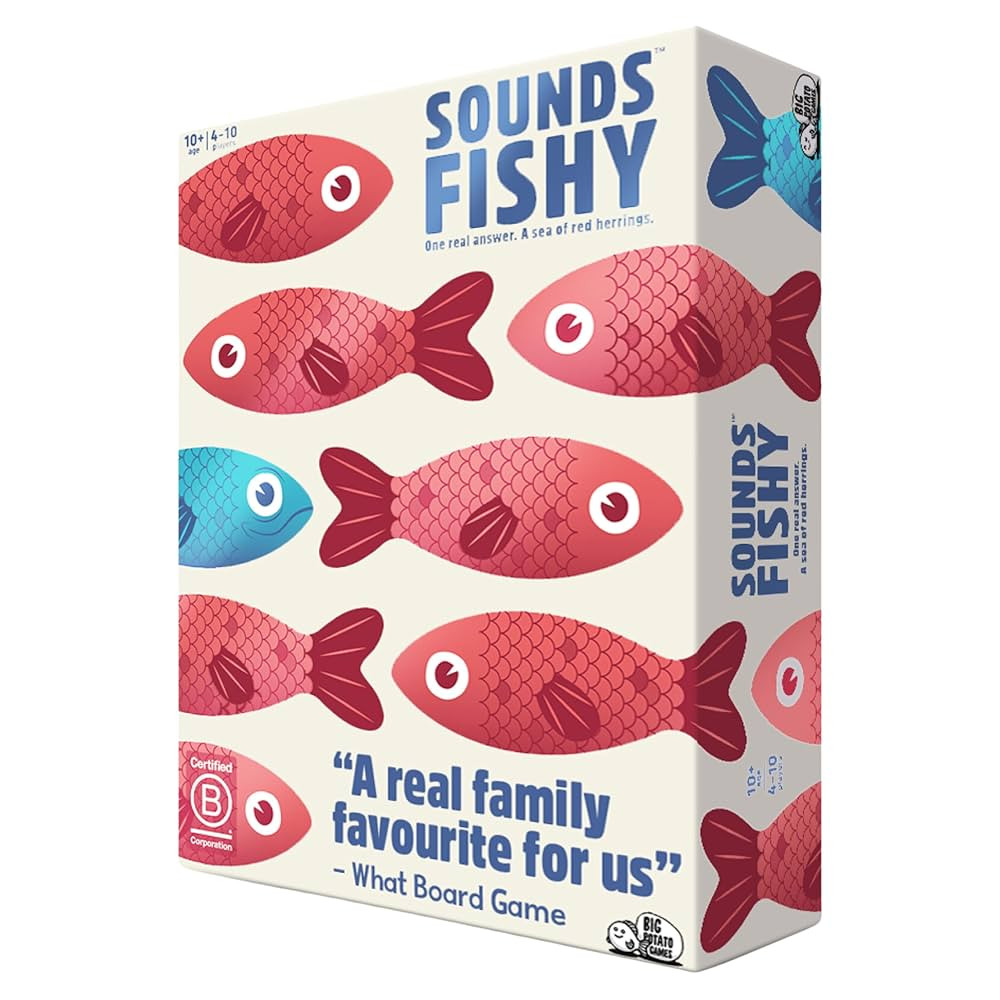 Big Potato Sounds Fishy Board Game: The Bluffing Family Game for Kids 10+ - Best New Family Quiz ... | Amazon (US)