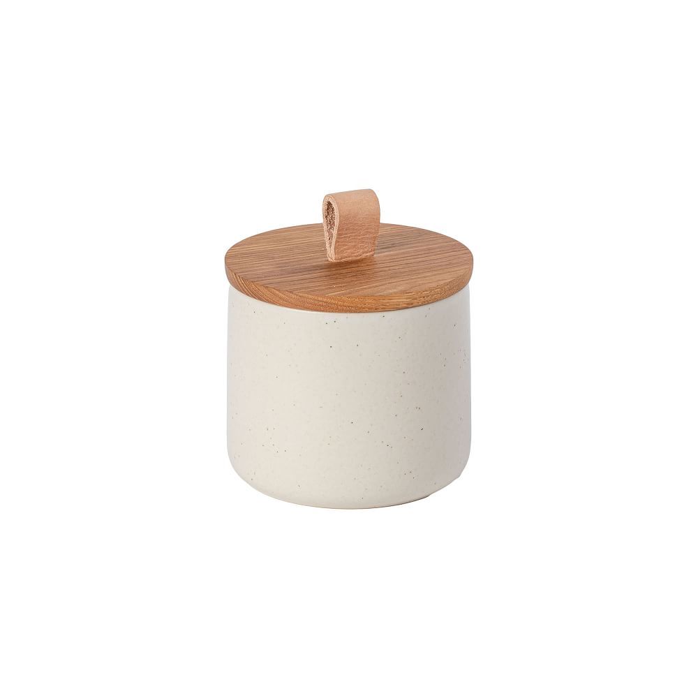 Pacifica Canister, Vanilla, Small, 5&amp;quot; | West Elm (US)
