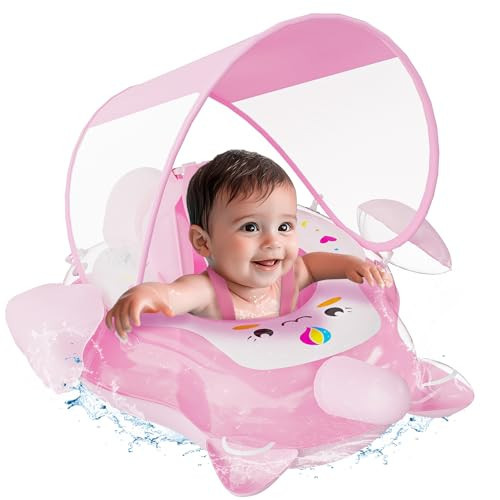 EagleStone Pool Float with Canopy, Swimming Pool Float, Baby Pool Float 3-36 Months, Fun Gifts Pool Toys for Pool Game, Baby Float with Canopy | Amazon (US)