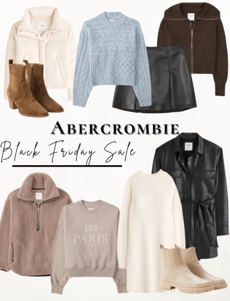 30% off Abercrombie

Great camel booties, vegan leather puffer coat, blue sweater, vegan leather black skirt, brown sweater, pullover sweatshirt, graphic sweatshirt, ivory sweater dress, lug boots, and vegan leather black dress

#LTKHoliday #LTKCyberweek #LTKsalealert