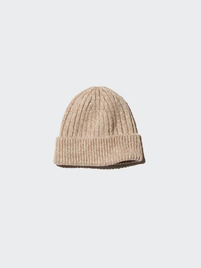 Unisex HEATTECH Ribbed Beanie (Marled Yarn) | UNIQLO UK | UNIQLO (UK)