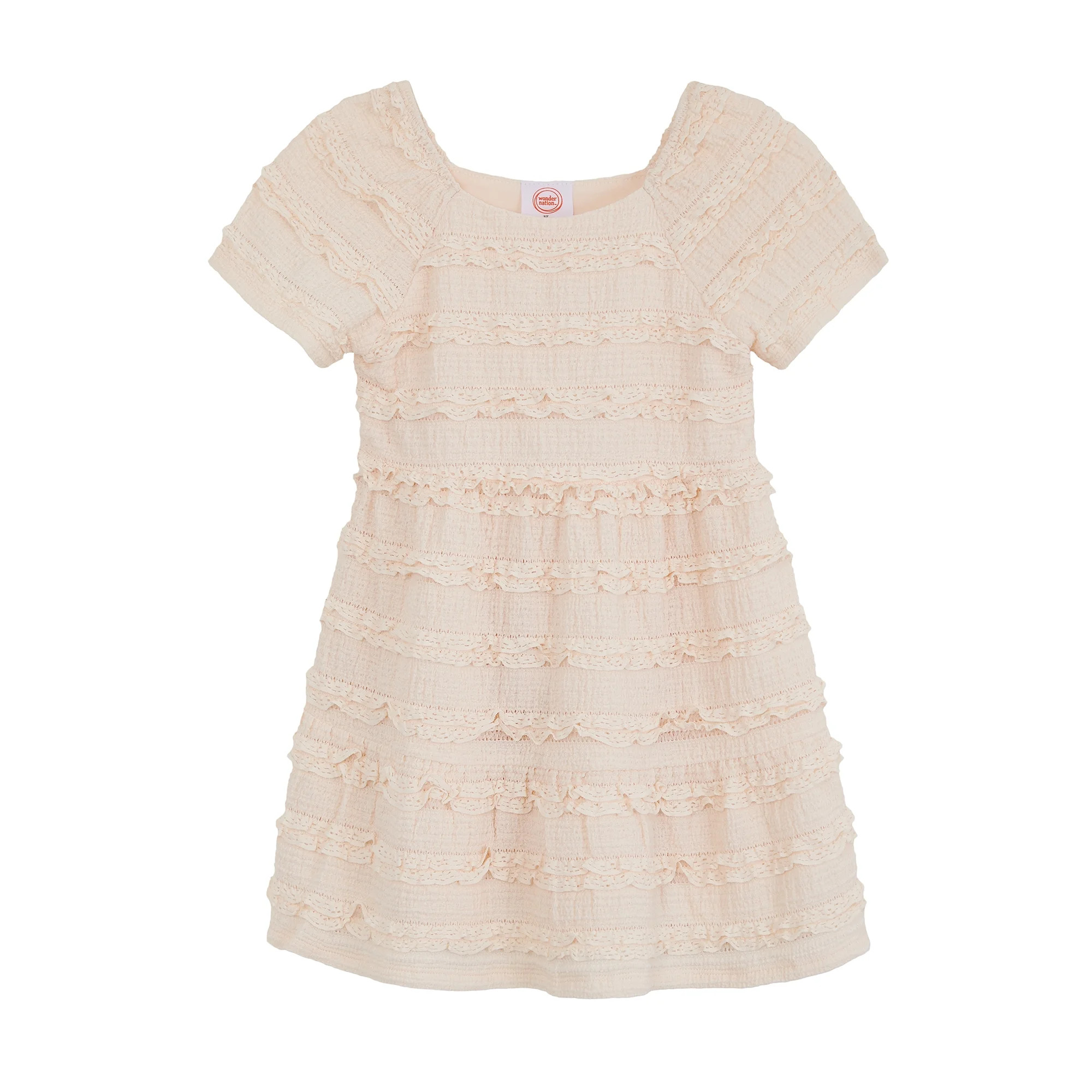 Wonder Nation Toddler Girls Play Dress, Sizes 12M-5T | Walmart (US)