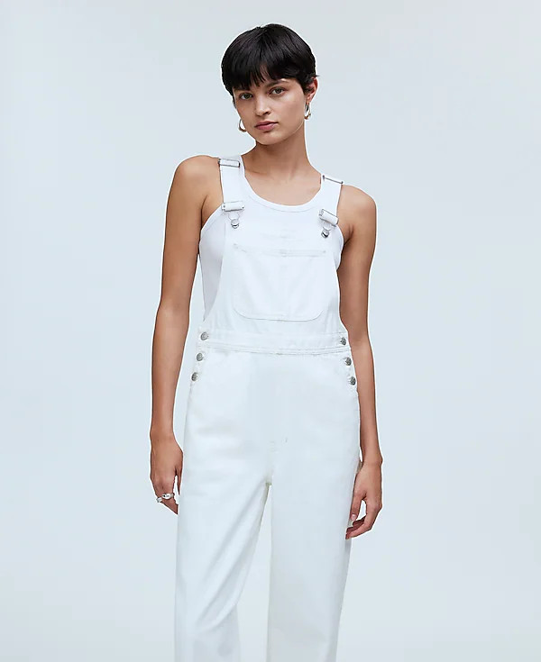 Denim Oversized Carpenter Overalls | Madewell | Madewell