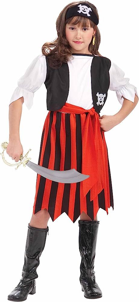 Forum Novelties Pirate Lass Costume, Child Small | Amazon (US)