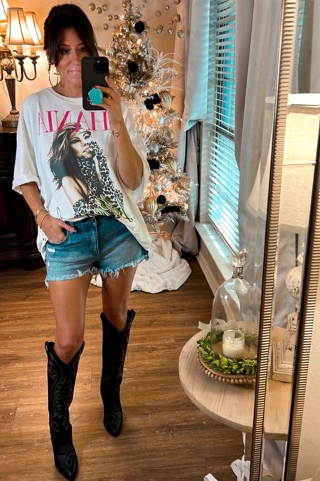 Free People Shania Twain graphic tee.  Perfect for her concert in 2023 in Dallas! 🙌🏻💓

#LTKstyletip #LTKHoliday #LTKshoecrush