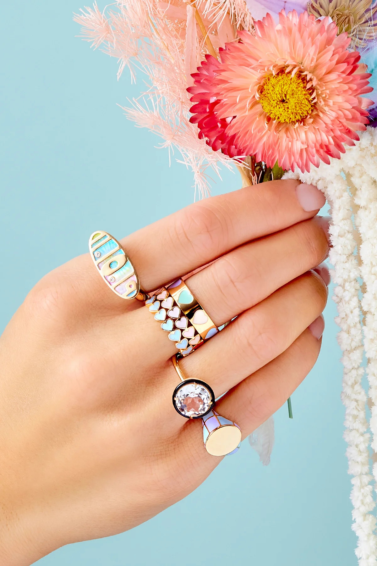 Heart Stack Ring | Alison Lou