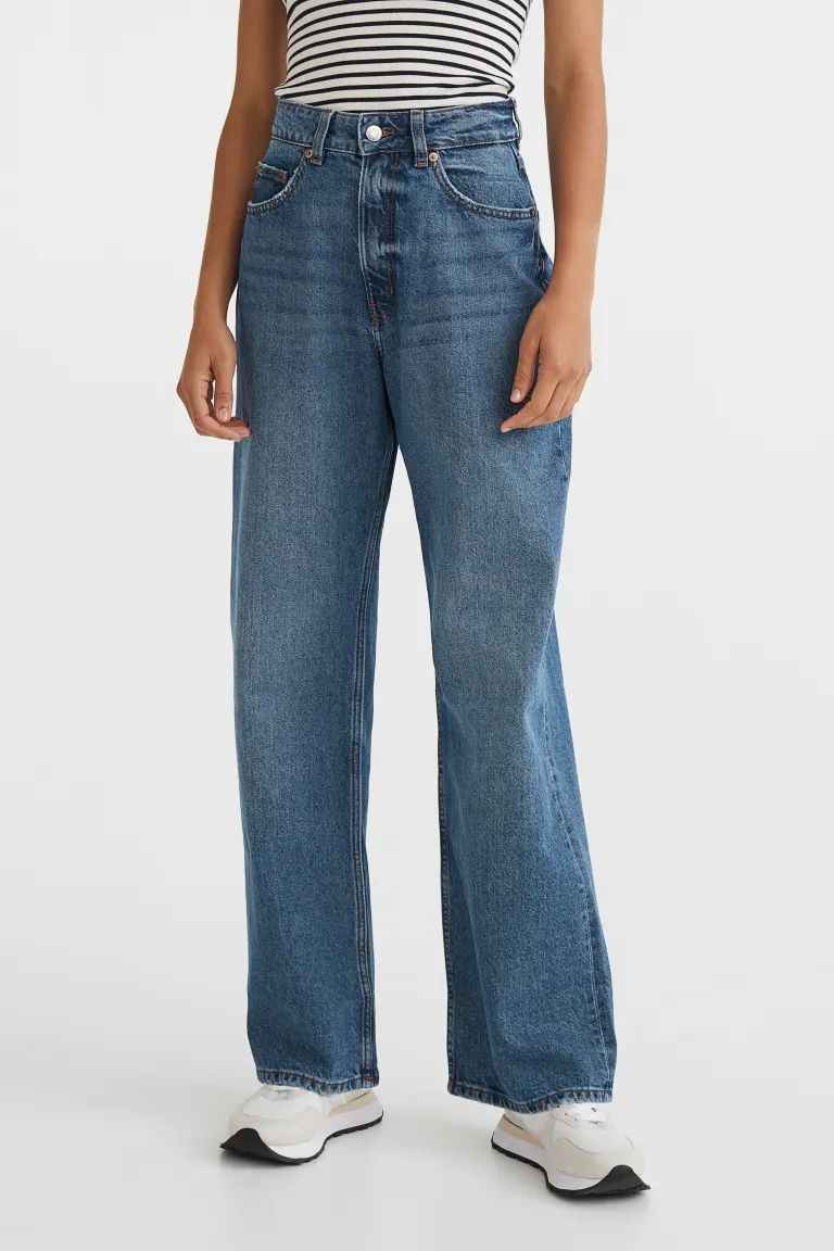 Loose Straight High Jeans | H&M (US)