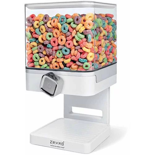 Zevro by Honey Can Do Compact 17.5 oz. Single Cereal Dispenser, Multicolor - Walmart.com | Walmart (US)