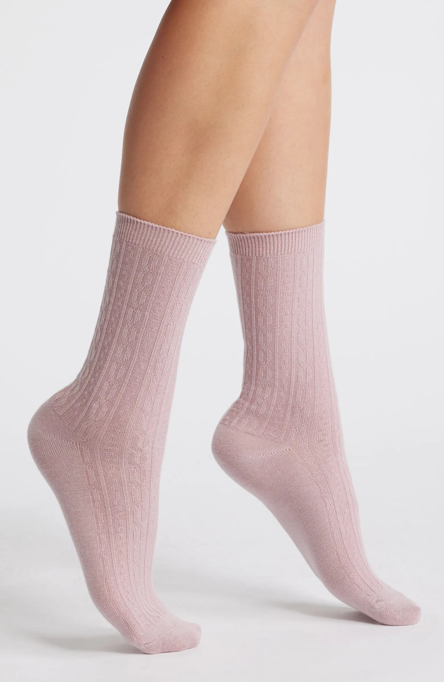 Nordstrom Cable Crew Socks | Nordstrom | Nordstrom