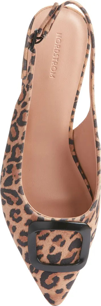 Becca Pointed Toe Slingback Flat (Women) | Nordstrom
