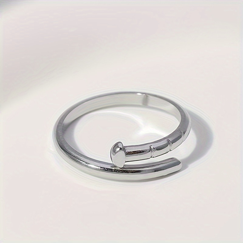 A Stainless Steel Jewelry Plated Nail Ring Ins French Retro - Temu | Temu Affiliate Program