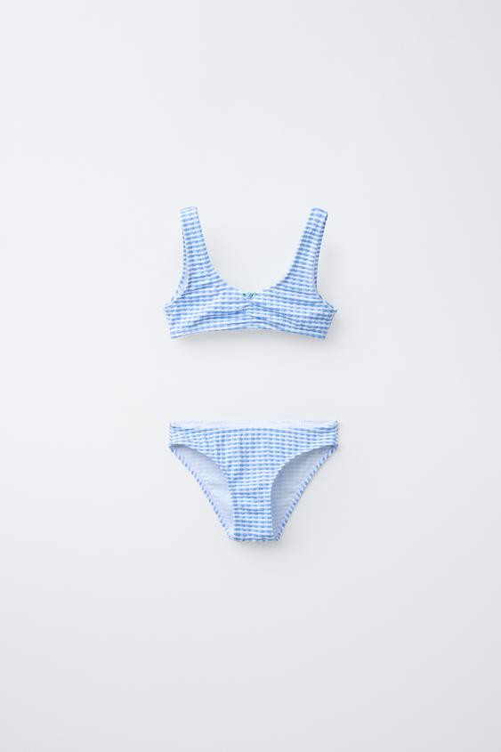 AGES 6-14/ GINGHAM BIKINI | Zara US
