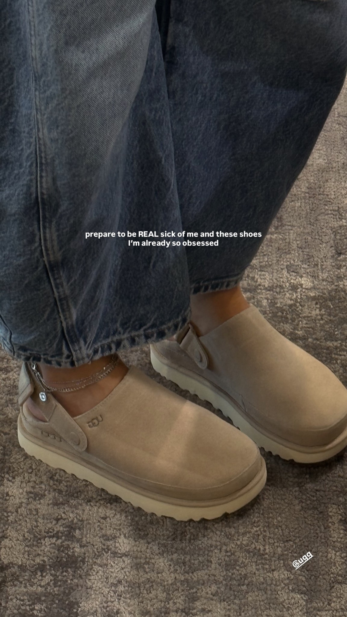 prepare to be REAL sick of me and these shoes 
I’m already so obsessed  @ugg