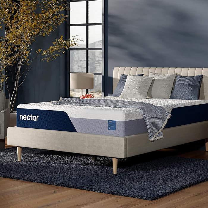 Nectar 12” Memory Foam Mattress, King, Firm Feel, 1-Year Trial | Amazon (US)