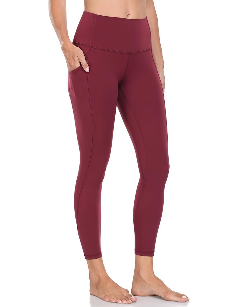 YUNOGA Leggings with Pockets for Women High Waist Tummy Control Yoga Pants Full Length Leggings P... | Amazon (US)