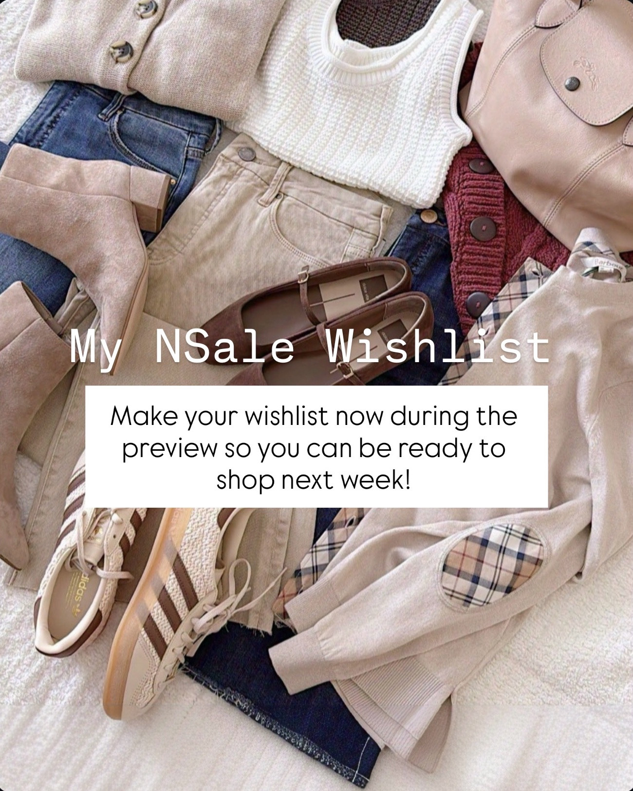 Nordstrom Anniversary Sale starts next week! Right now during the preview, make wishlists so shopping on your day is easier! See the key dates below! 
@nordstrom #nordstrompartner #sponsored