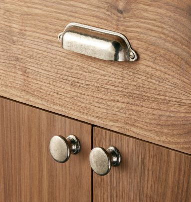 Pewter Vernon Bin Pull | Rejuvenation