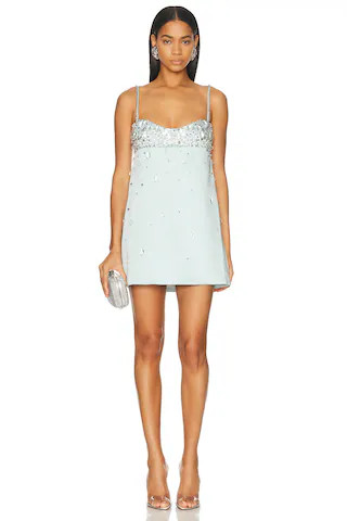 retrofete Lorelai Dress in Baby Blue | FWRD 