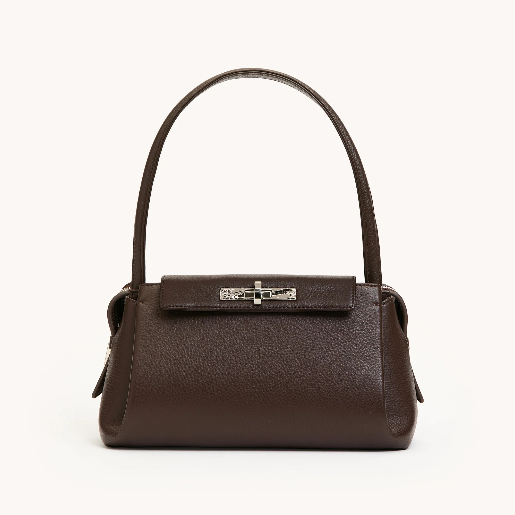 Charlotte | Espresso Pebble/Silver | Med 840220521868 | Hammitt (US)