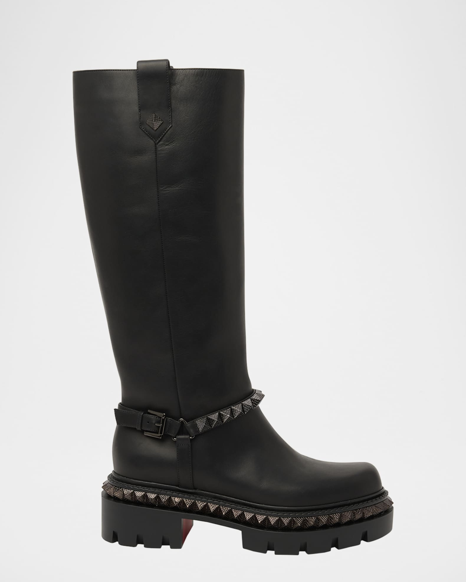 Marinetta Pyraclou Leather Knee-High Boots | Neiman Marcus