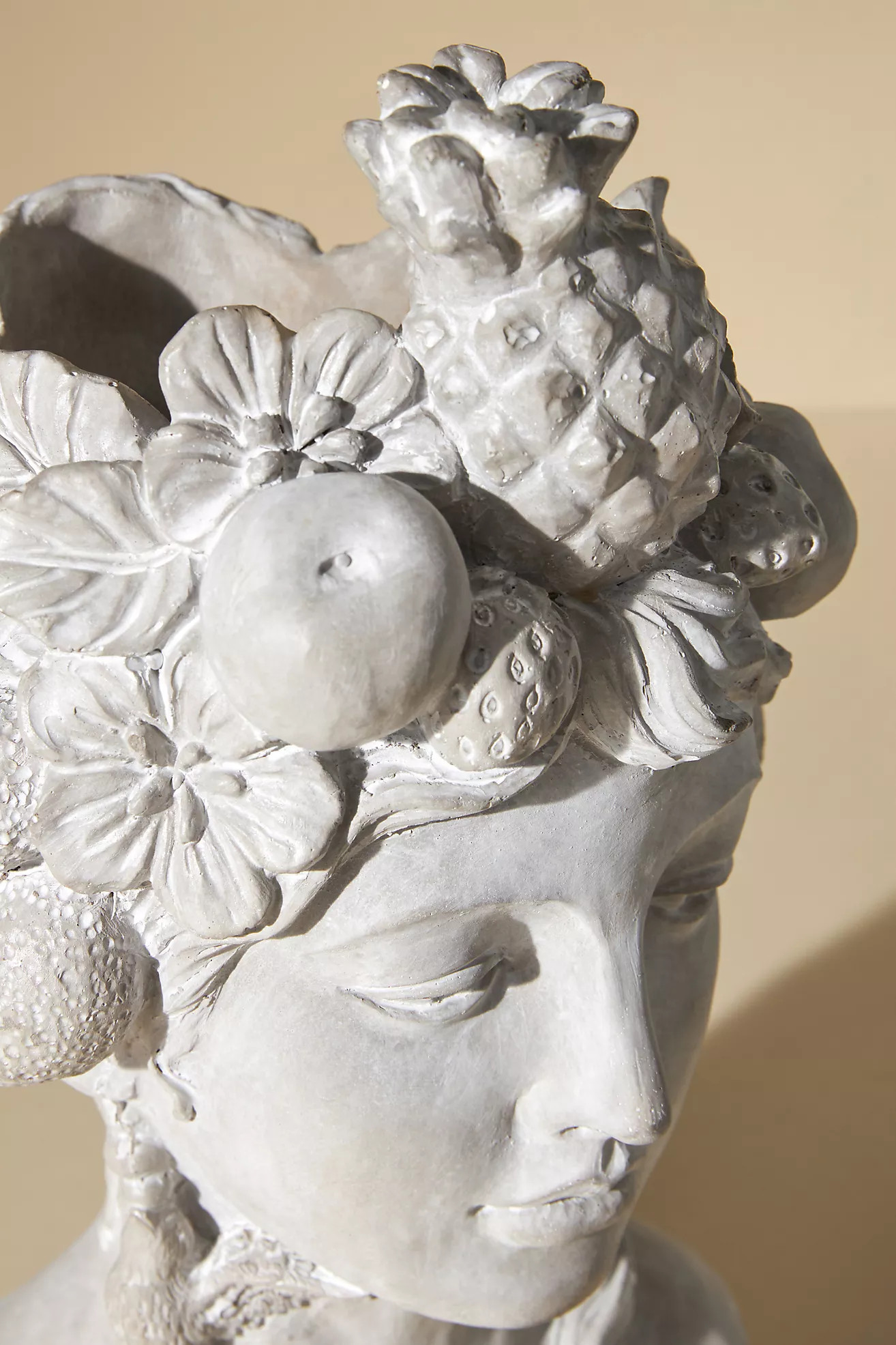 Gianna Grecian Bust Pot | Anthropologie (US)
