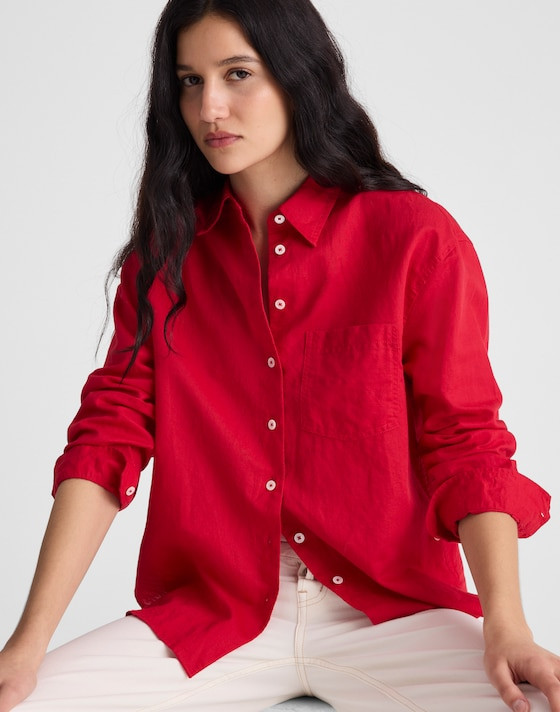 The Easy Shirt in Linen | Madewell
