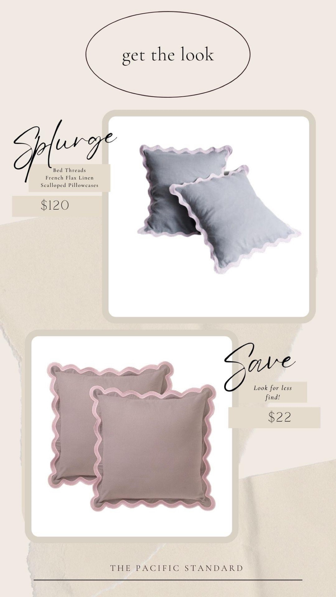 Daily Find #406 | Bed Threads French Flax Linen Scalloped European Pillowcases (Set of Two) #lookforless



@everyone this one is for my scallop trend lovers! These amazon pillow cases are back-in-stock! They sell out quickly so I highly reccomened checking them out if you're interested. I picked up a few as well and will report back with photos :)



Scallop pillows, look for less, get the look 

#LTKhome #LTKunder50 #LTKFind