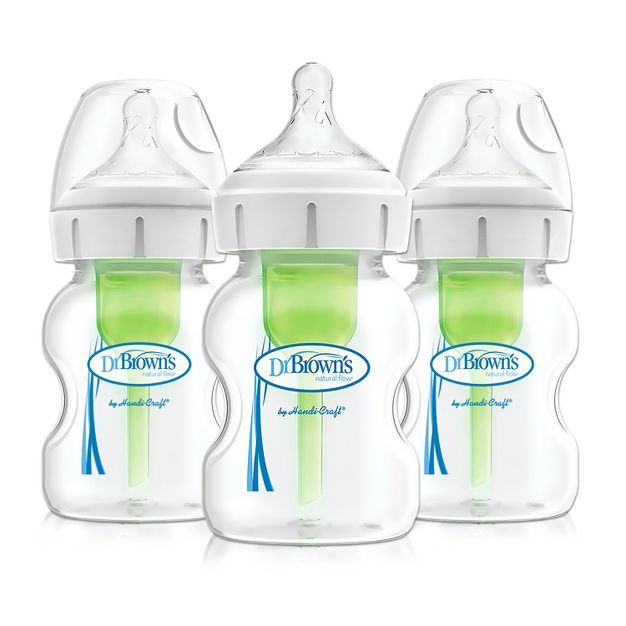 Dr. Brown's Options+ Wide-Neck Anti-Colic Baby Bottle - 5oz/3pk | Target