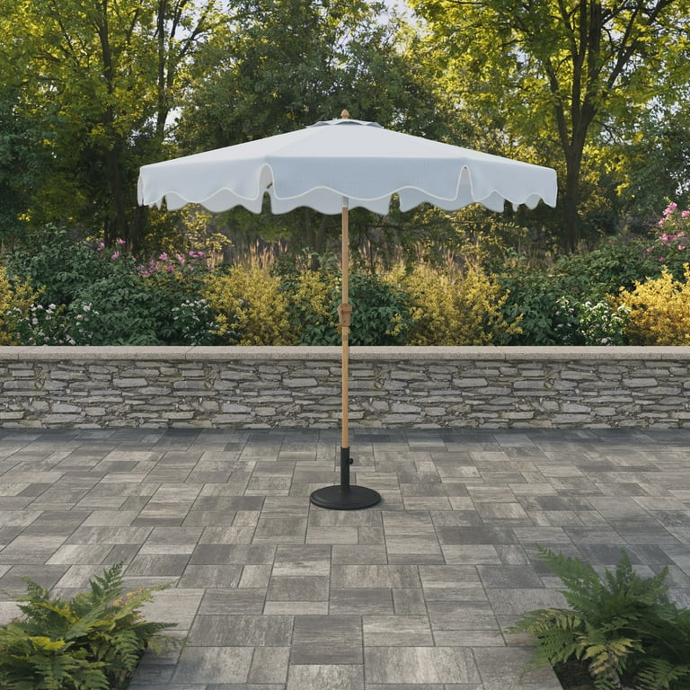 My Texas House 9ft Round Market Patio Umbrella, Blue | Walmart (US)