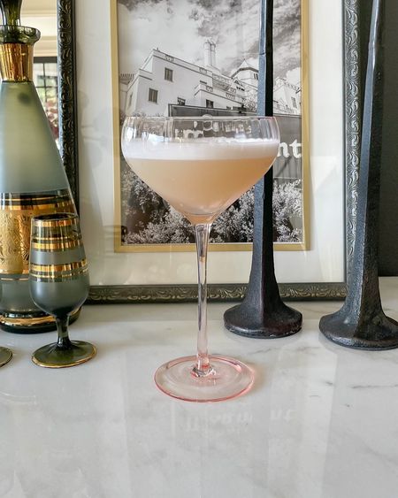 Prettiest Amazon pink coupe cocktail glasses!  

#amazonfind 

#LTKhome #LTKunder50 #LTKstyletip