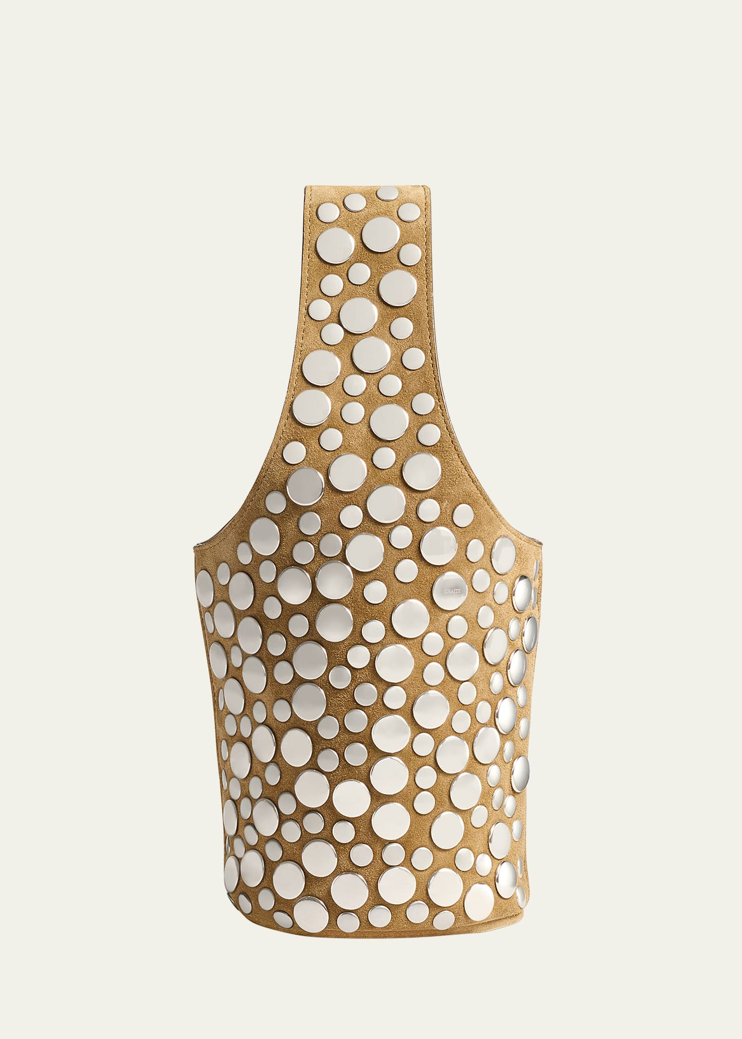 Khaite Livia Studded Suede Top-Handle Bag | Bergdorf Goodman