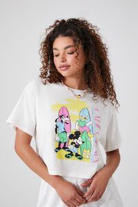 Mickey Mouse California Cropped Tee | Forever 21 (US)