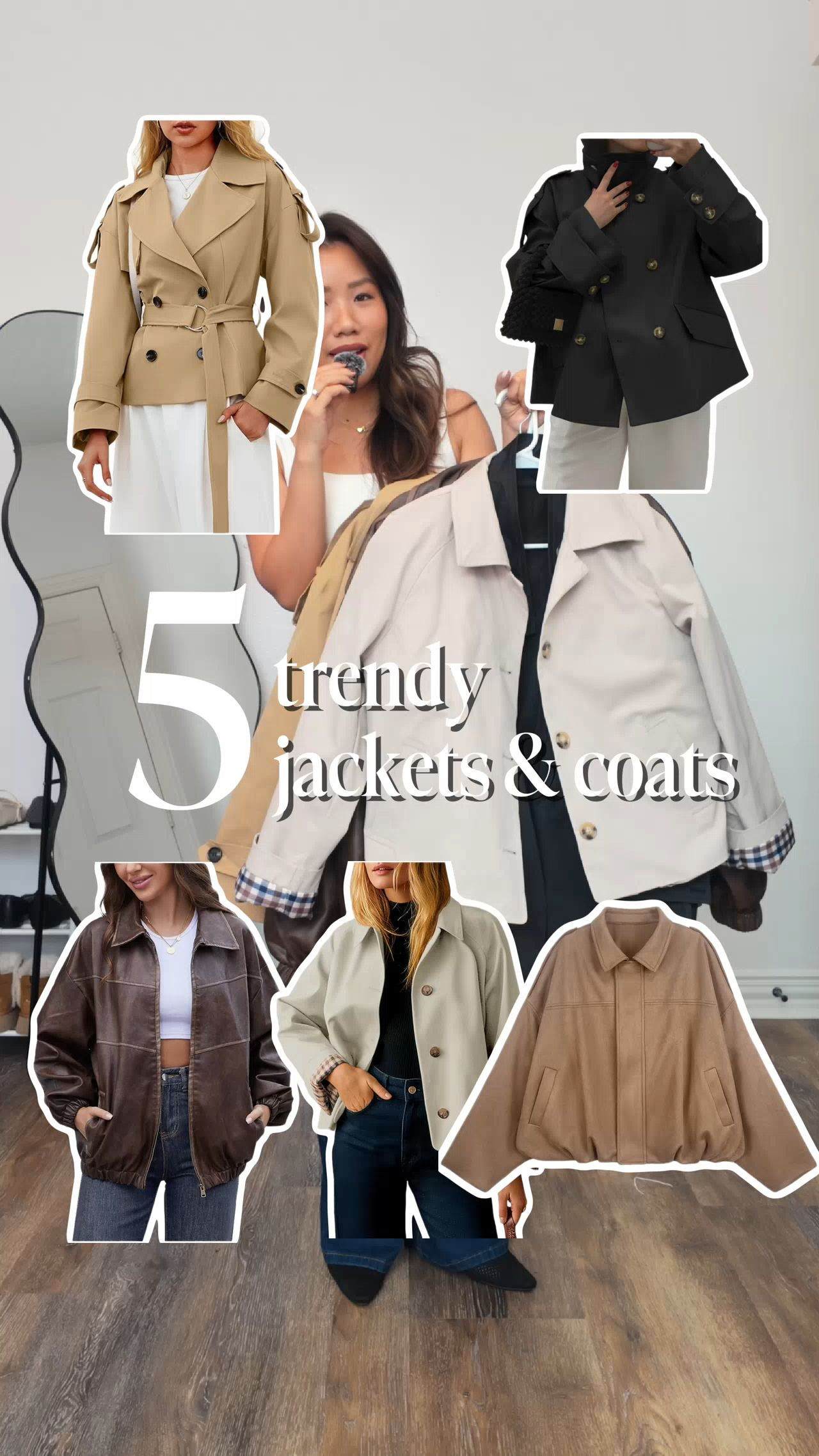 Thoughts on 5 amazon trendy jackets and coats. I got them all in size Small  

 #LTKNYFW #LTKPetite #LTKFindsUnder50