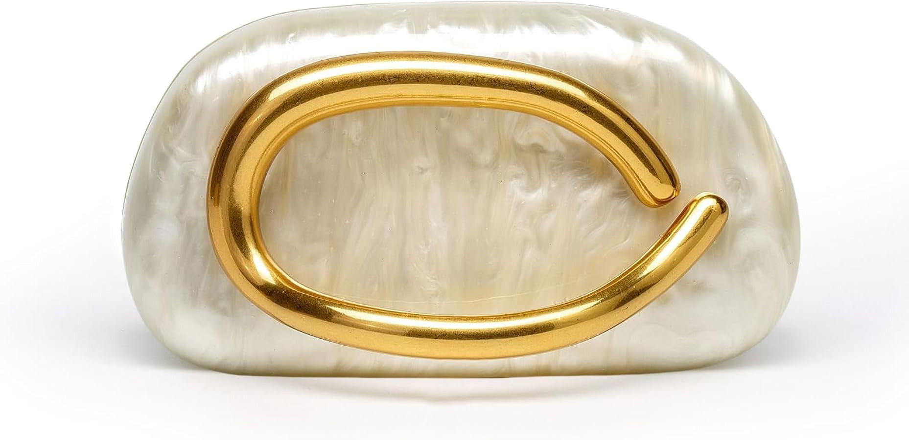 Clutch Purse Women Evening Bag Unique Trendy Purse for Women 2025 Vegan Leather Handbag Acrylic C... | Amazon (US)