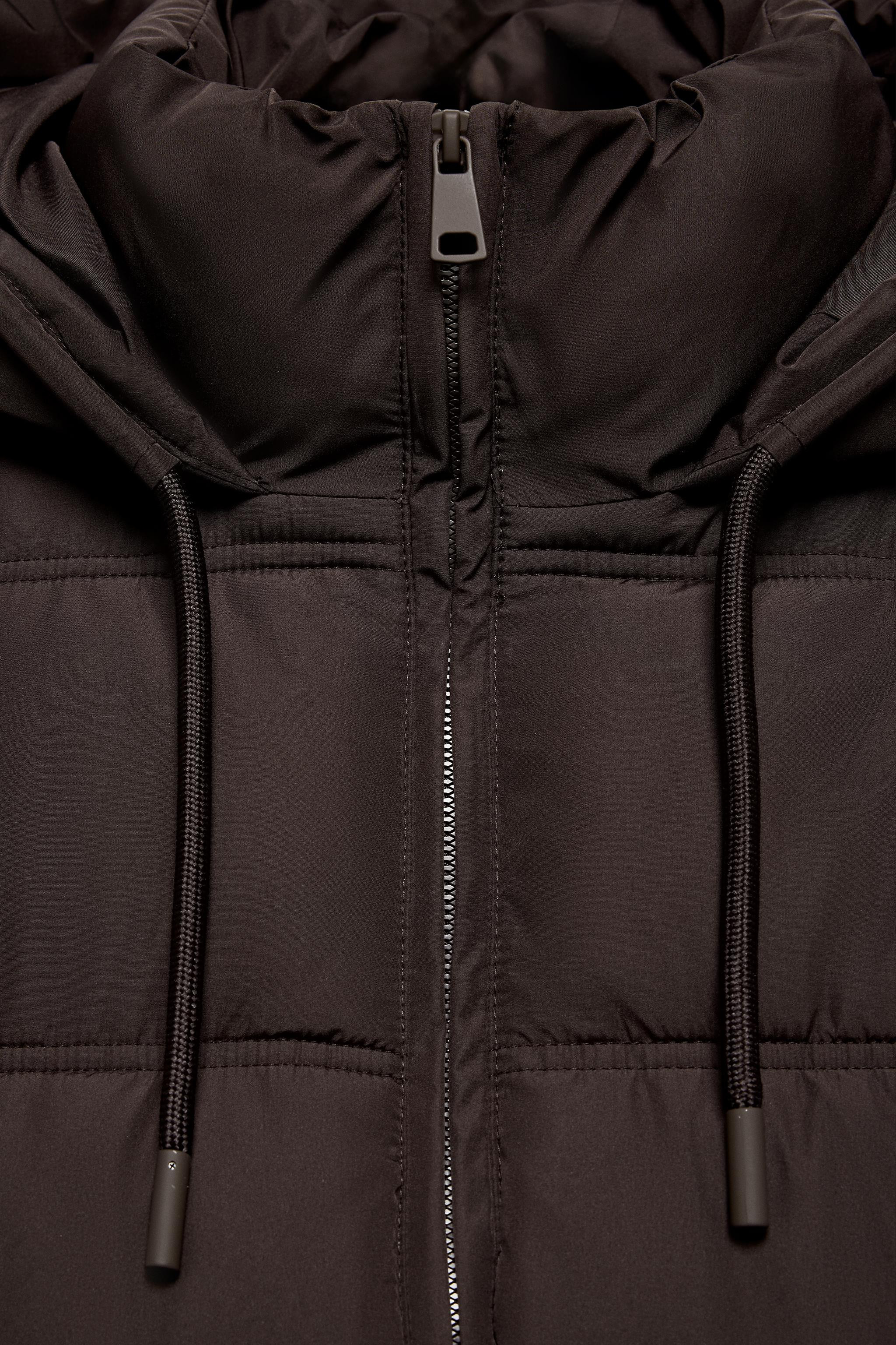 WATER REPELLENT WINDPROOF SHORT PUFFER ANORAK | Zara US