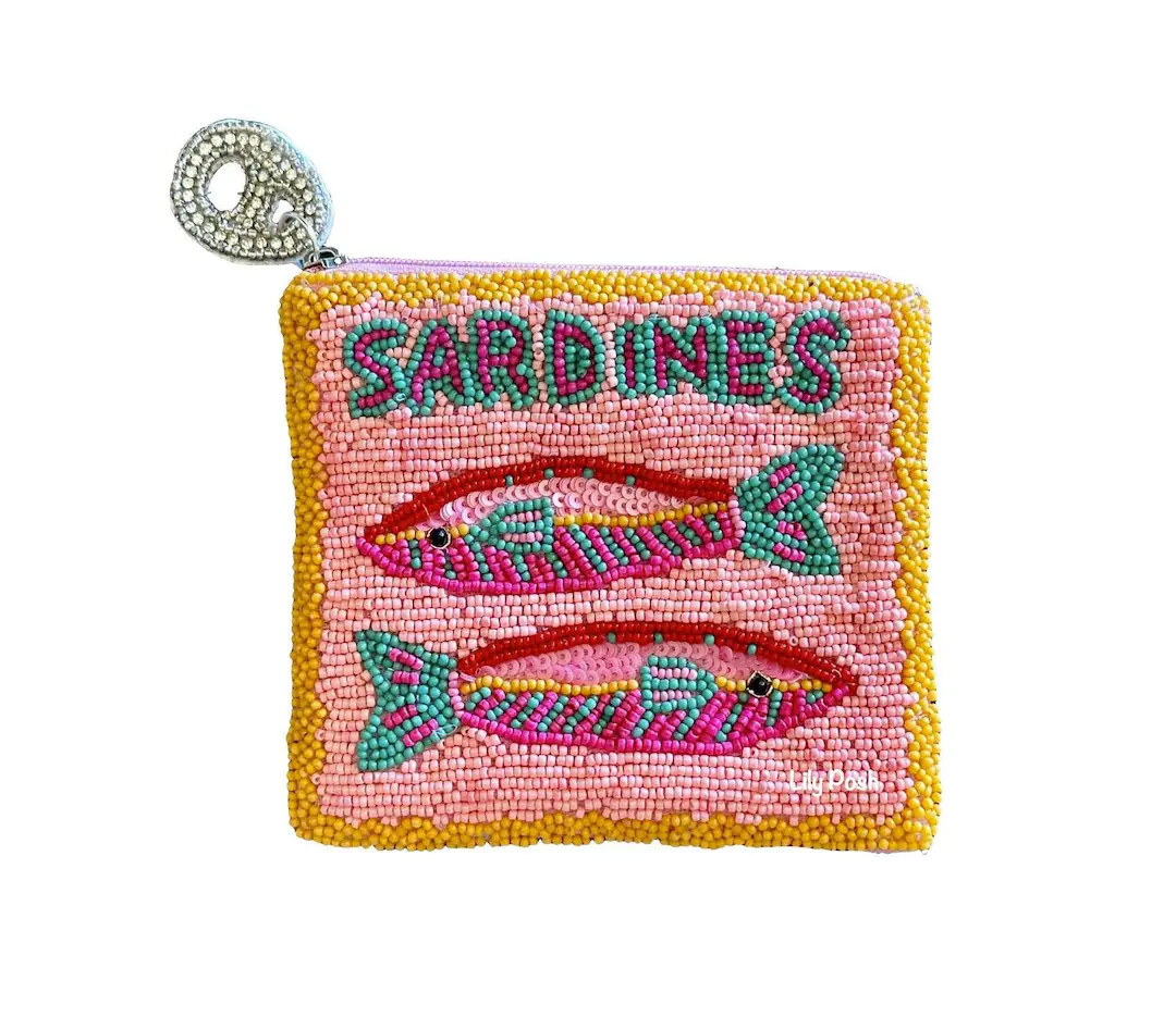 NEW Sardines Coin Purse, Sardines in Tin Can, Fun Pink Coin Pouch, Carnivore, Fishing, Gift for H... | Etsy (US)