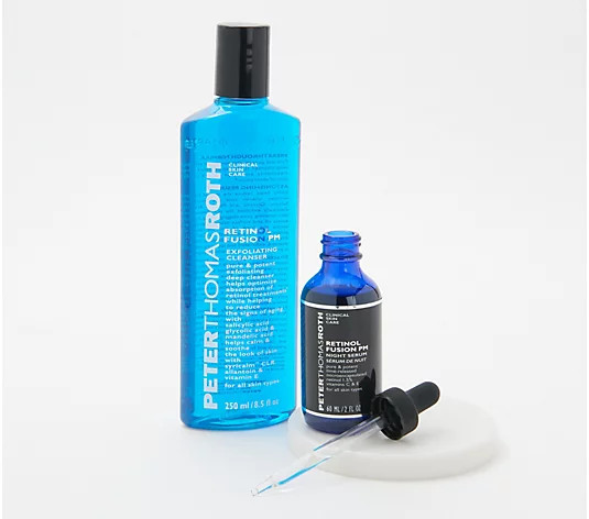 Peter Thomas Roth PM Retinol Prep Cleanser, & Retinol Serum 2-Piece Kit - QVC.com | QVC