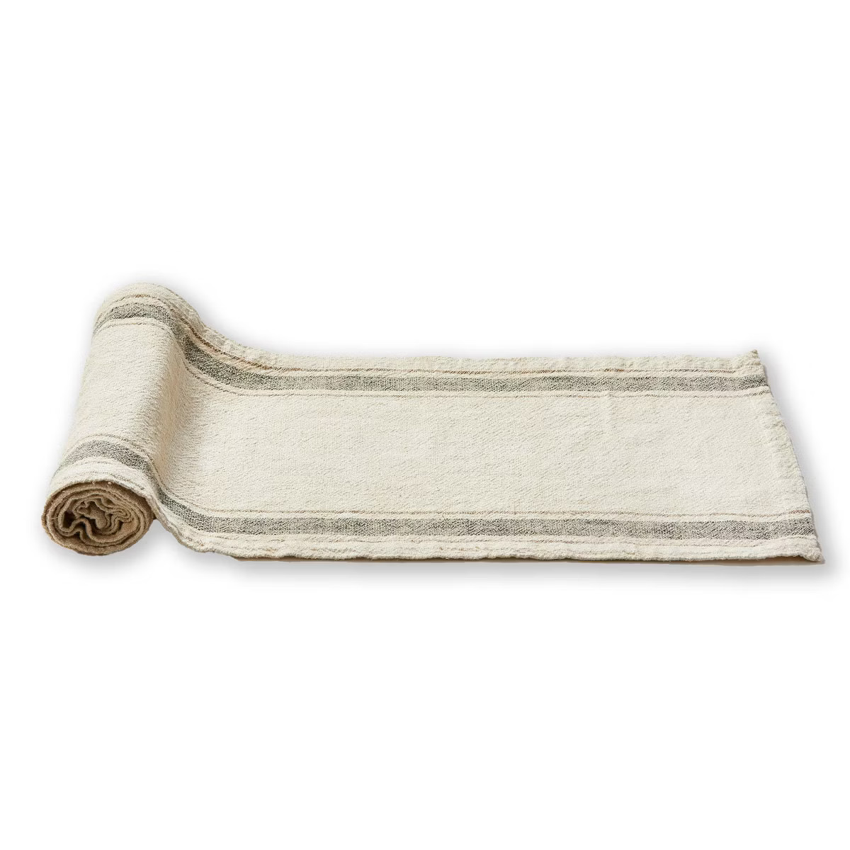 tag Aspen Stripe Cotton Table Runner 90x14.5 in Beige for Christmas - Machine Washable Decorative... | Target